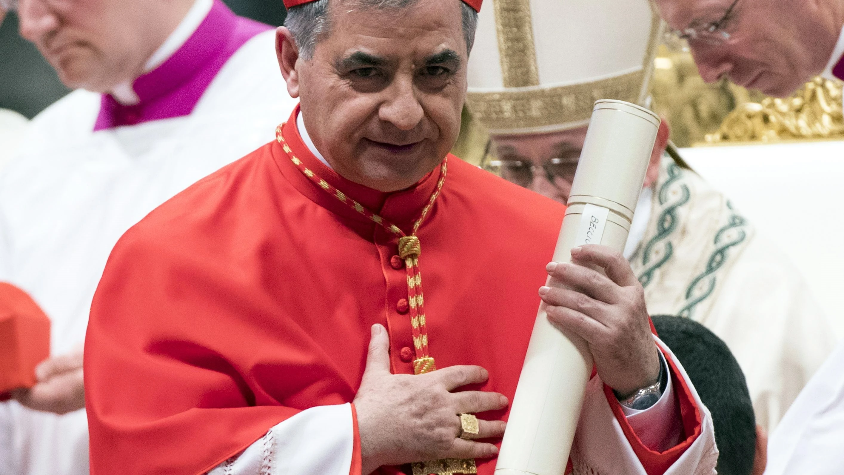 El cardenal italiano Angelo Becciu, en una imagen de archivo