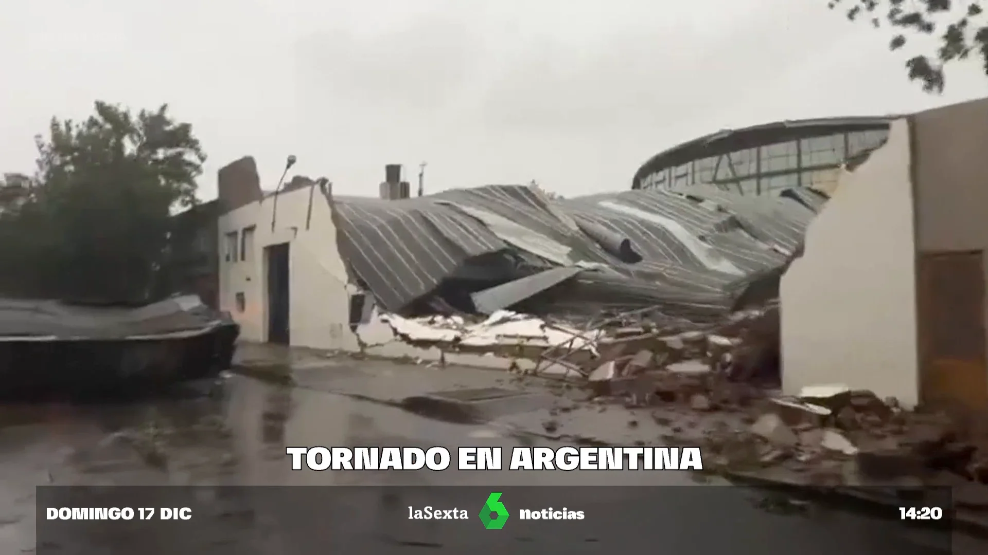 Tornado en Argentina