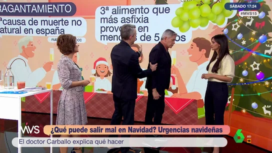 César Carballo advierte sobre esta mala práctica en los atragantamientos César Carballo advierte sobre esta mala práctica en los atragantamientos