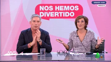 El emotivo adiós de Adela González y Boris Izaguirre en el último programa de Más Vale Sábado: &quot;Hemos chochoneado y nos hemos divertido&quot;