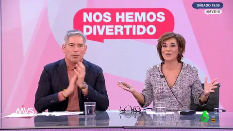 El emotivo adiós de Adela González y Boris Izaguirre en el último programa de Más Vale Sábado: "Hemos chochoneado y nos hemos divertido"