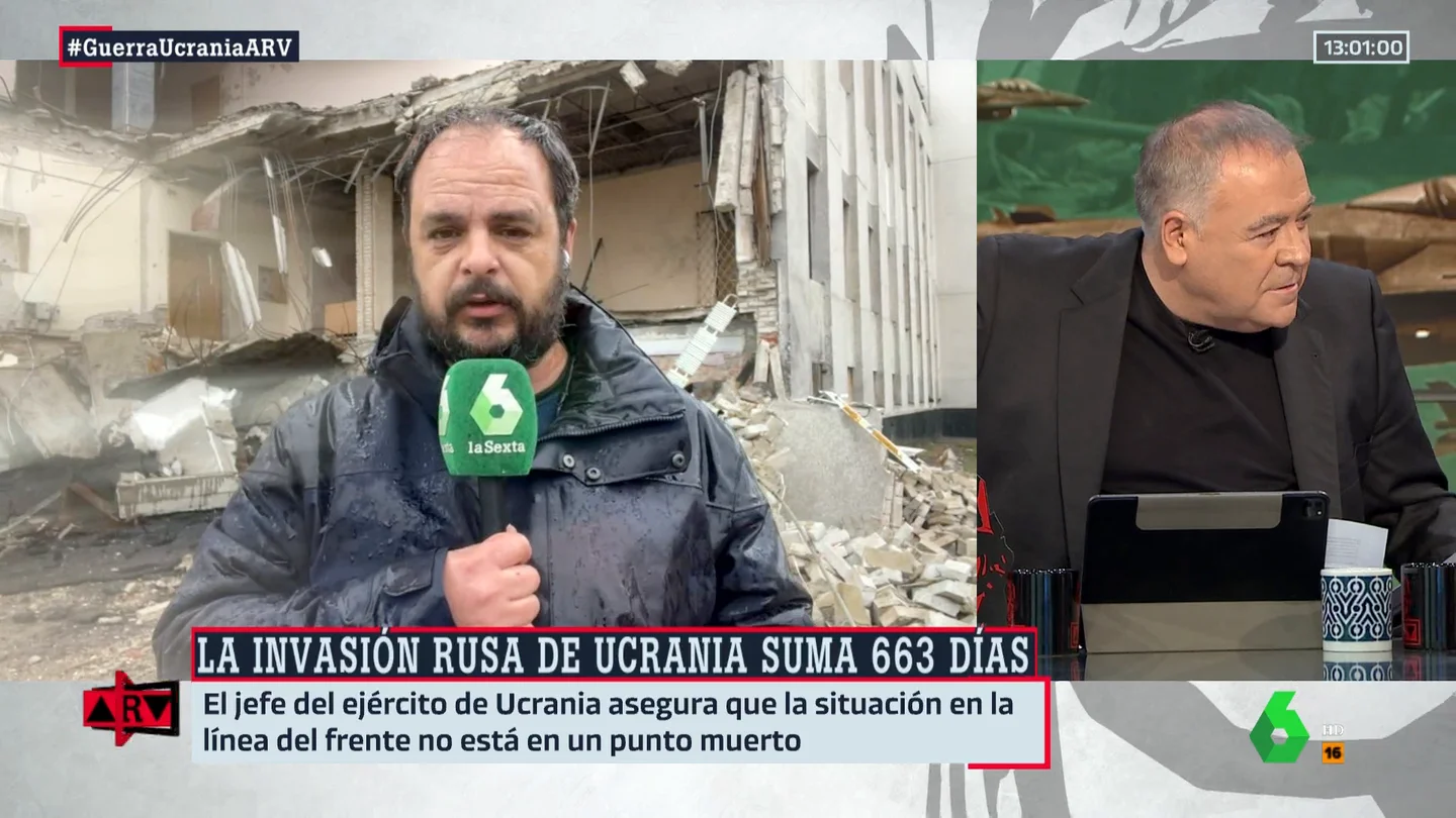 Las bonitas palabras de Ferreras a Alberto Sicilia tras regresar de Ucrania: "Nosotros también te queremos" Las bonitas palabras de Ferreras a Alberto Sicilia tras regresar de Ucrania: "Nosotros también te queremos"