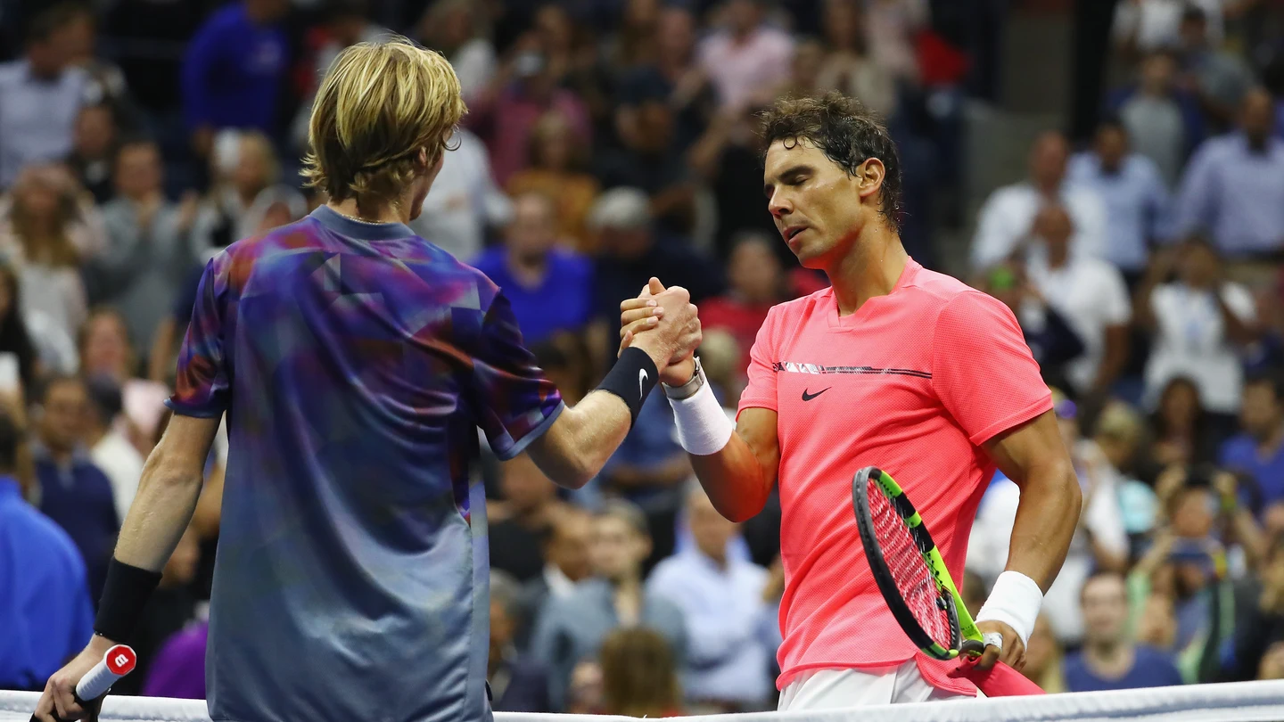 Rublev y Rafa Nadal Rublev y Rafa Nadal