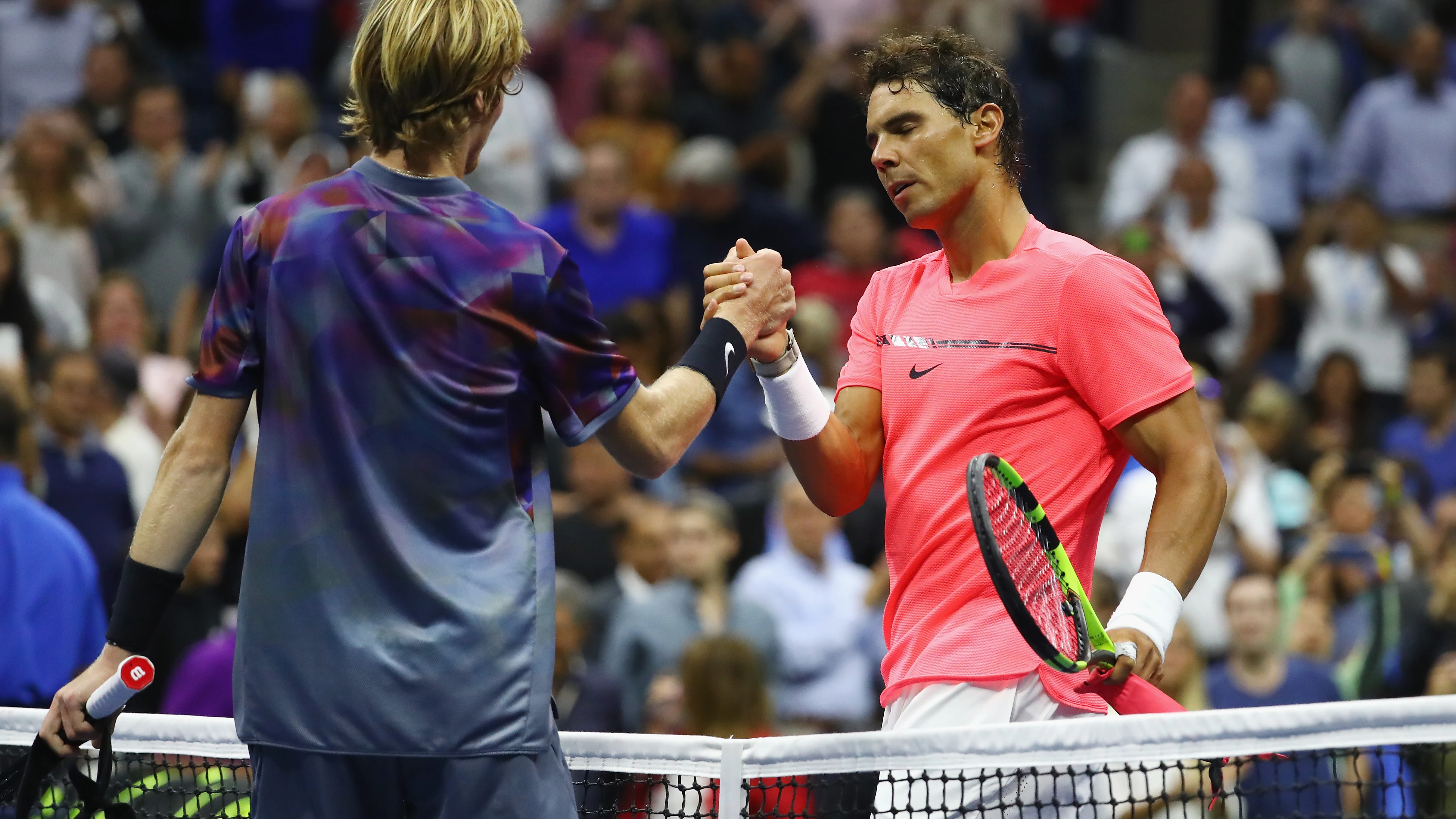 Rublev y Rafa Nadal 