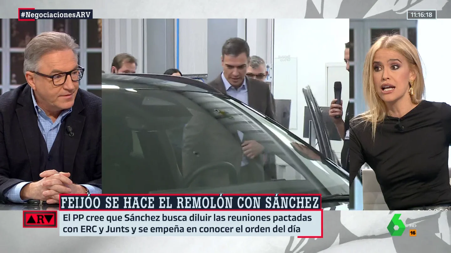 Afra Blanco afea las "excusitas" de Feijóo para no reunirse con Sánchez: "Mañana será que los unicornios no vuelan" Afra Blanco afea las "excusitas" de Feijóo para no reunirse con Sánchez: "Mañana será que los unicornios no vuelan"