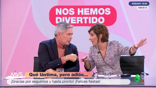 El emotivo adiós de Adela González en el último programa de Más Vale Sábado: "Hemos chochoneado y nos hemos divertido" El emotivo adiós de Adela González en el último programa de Más Vale Sábado: "Hemos chochoneado y nos hemos divertido"