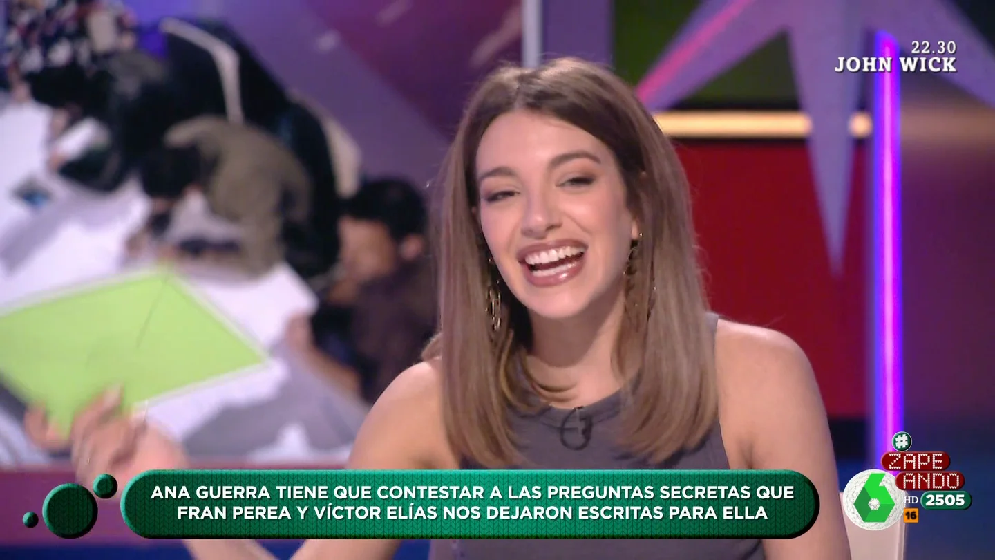 "¡Qué te calles, hombre!": el 'corte' de Ana Guerra a Dani Mateo cuando intenta hablar de su 'relación' con Fran Perea "¡Qué te calles, hombre!": el 'corte' de Ana Guerra a Dani Mateo cuando intenta hablar de su 'relación' con Fran Perea