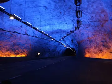 Túnel de Laerdal. Noruega Túnel de Laerdal. Noruega