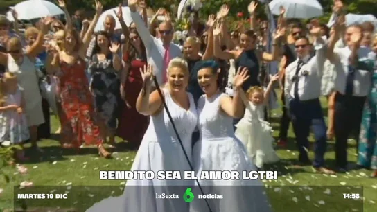 Así será la bendición para las parejas LGTBI, divorciadas y "de hecho" que permite ya el Papa Así será la bendición para las parejas LGTBI, divorciadas y "de hecho" que permite ya el Papa