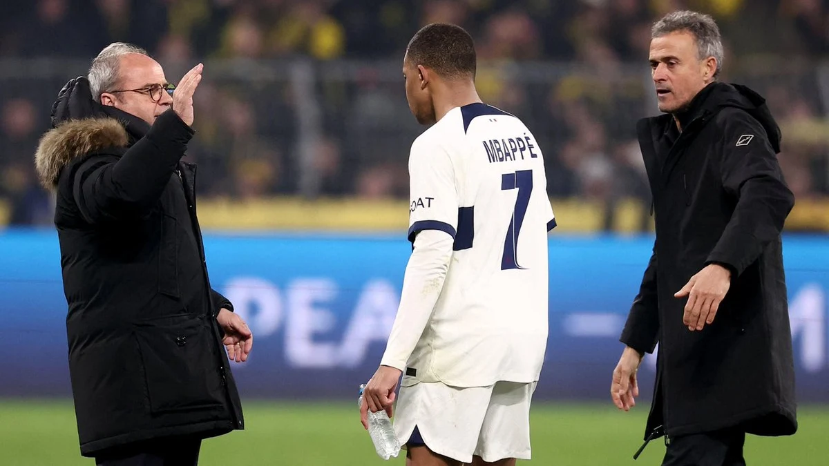 Luis Campos, Mbappé y Luis Enrique