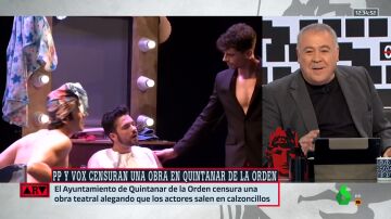 Ferreras, tras la censura de una obra en Quintanar de la Orden: "Como vean un partido de fútbol, 22 personas en pantalones cortos"