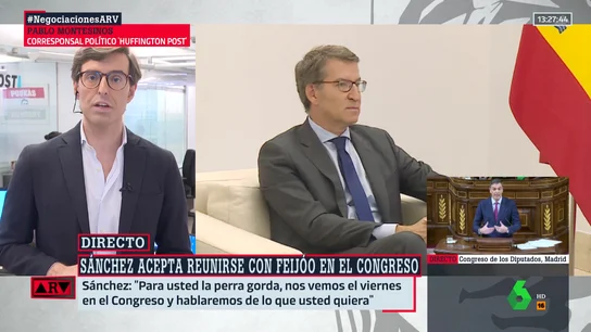 Pablo Montesinos, sobre Feijóo: "Va a ir a leerle la cartilla al presidente del Gobierno" Pablo Montesinos, sobre Feijóo: "Va a ir a leerle la cartilla al presidente del Gobierno"