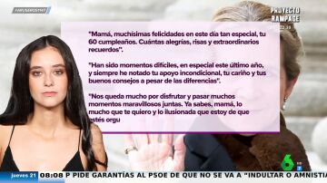 Victoria Federica y Froilán dedican unas bonitas palabras a la infanta Elena: "Gracias por tu apoyo este año"