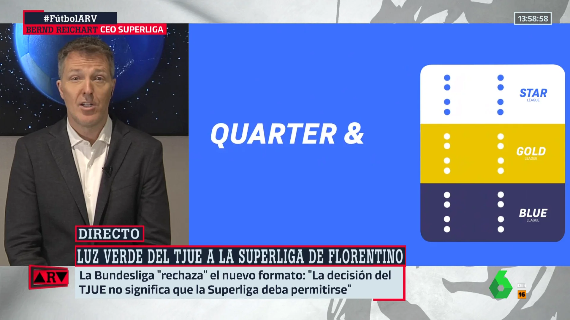 ¿De dónde obtendrá los ingresos la Superliga? Bernd Reichart lo explica