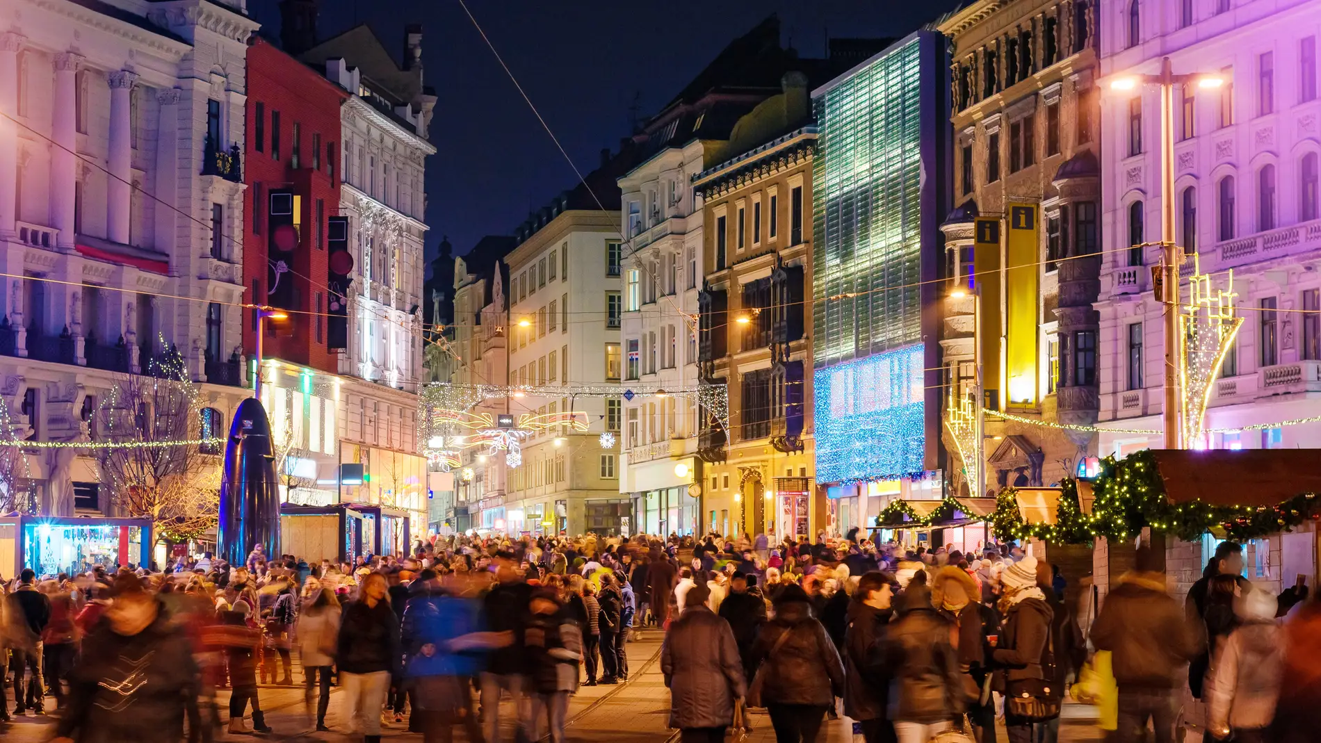 Brno, ciudad de la República Checa, en Navidad