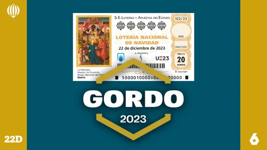 El Gordo de la Lotería de Navidad de 2023 reparte 400.000 euros al décimo. Un décimo del Gordo de la Lotería de Navidad de 2023
