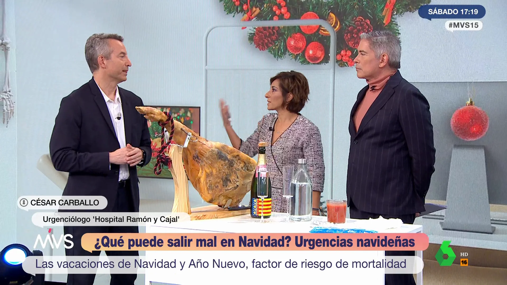 El doctor César Carballo alerta sobre el 25 de diciembre: "Es el día del año que más fallos cardíacos hay"