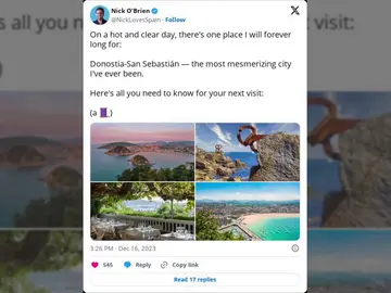 La ciudad "más fascinante" de España según un influencer estadounidense especializado en viajes La ciudad "más fascinante" de España según un influencer estadounidense especializado en viajes