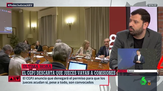 La crítica de Valdivia al CGPJ: "Están haciendo daño a la propia justicia" La crítica de Valdivia al CGPJ: "Están haciendo daño a la propia justicia"