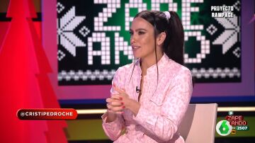 Cristina Pedroche confiesa su nerviosismo en Zapeando, pero no es por lo que crees