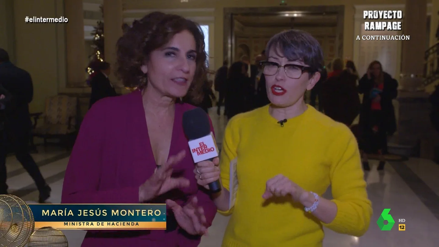 El mensaje navideño de María Jesús Montero para Feijóo: "Le deseo lo mejor y que Dios lo mantenga mucho tiempo al frente del PP" El mensaje navideño de María Jesús Montero para Feijóo: "Le deseo lo mejor y que Dios lo mantenga mucho tiempo al frente del PP"