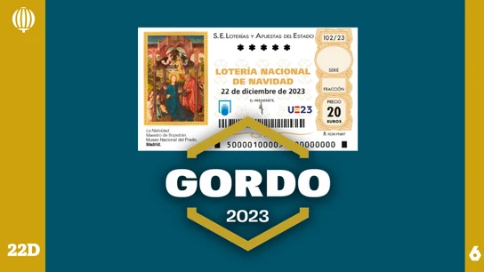 El Gordo de la Lotería de Navidad de 2023 reparte 400.000 euros al décimo. Un décimo del Gordo de la Lotería de Navidad 2023.