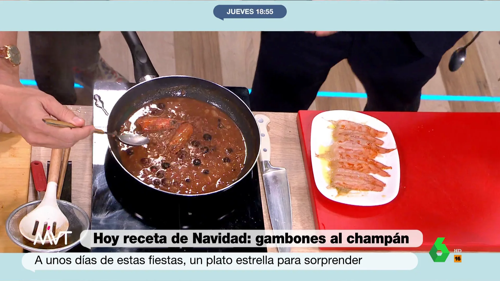 MVT receta gambones