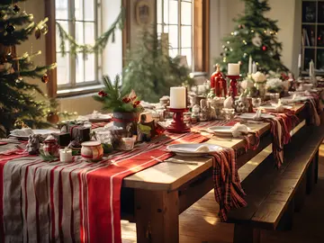 Mesa de Nochebuena o Navidad Mesa de Nochebuena o Navidad