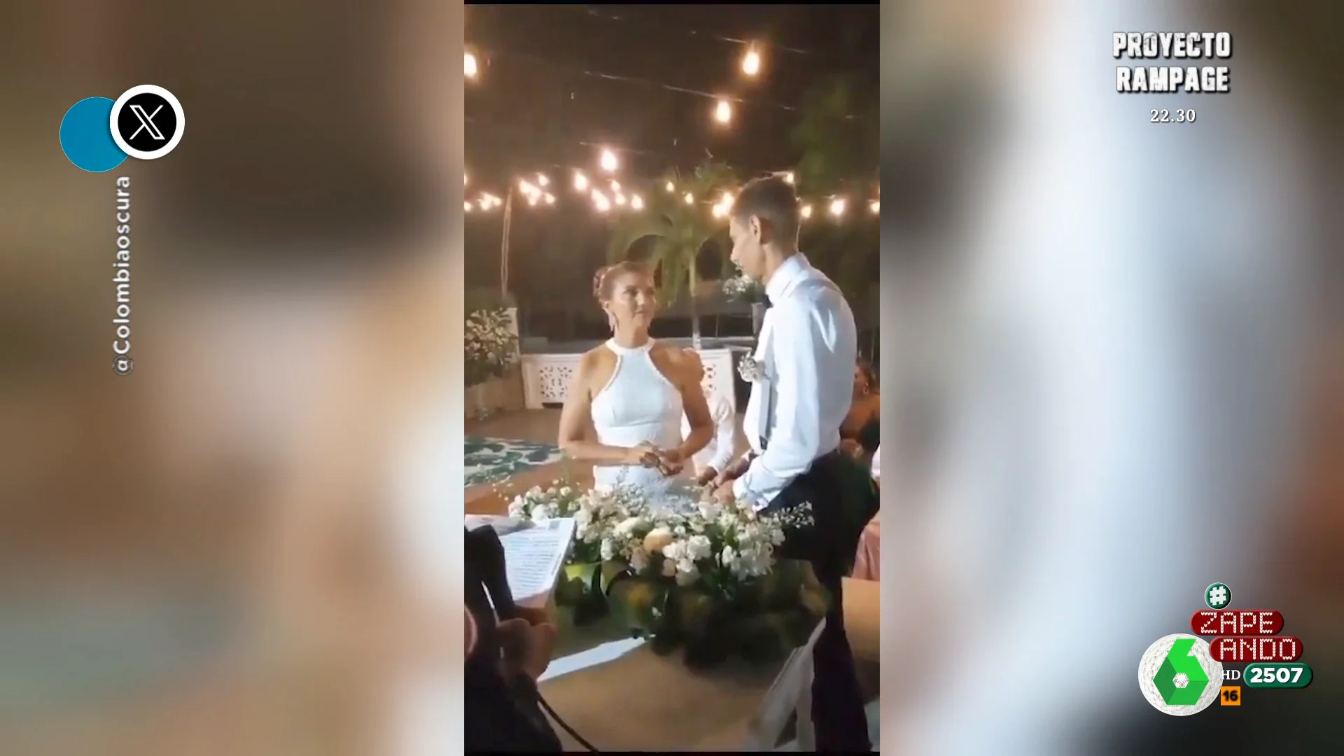 La boda en Colombia que termina como un culebrón: "La madre de Santiago me mintió"