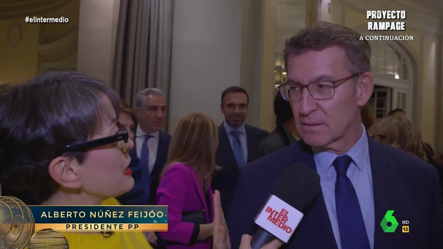 Alberto Núñez Feijóo, irónico, sobre las virtudes de Sánchez: "Las tiene todas" Alberto Núñez Feijóo, irónico, sobre las virtudes de Sánchez: "Las tiene todas"