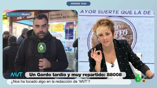 Javier Bastida, tras el sorteo de la Lotería de Navidad Javier Bastida, tras el sorteo de la Lotería de Navidad