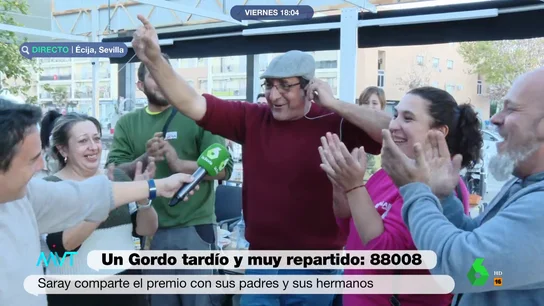 Familia a quien le ha caído el Gordo Familia a quien le ha caído el Gordo