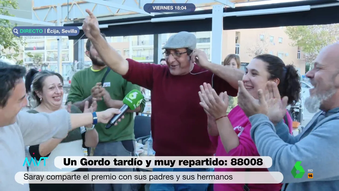 Familia a quien le ha caído el Gordo Familia a quien le ha caído el Gordo