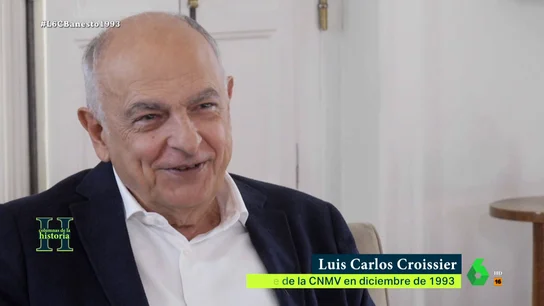 El expresidente de la CNMV recuerda el día de la intervención de Banesto Luis Carlos Croissier, presidente de la Comisión Nacional del Mercado de Valores, recuerda para laSexta Columna el día en que se decidió la intervención de Banesto, desde su llamada a Mario Conde hasta el momento en que es destituido.