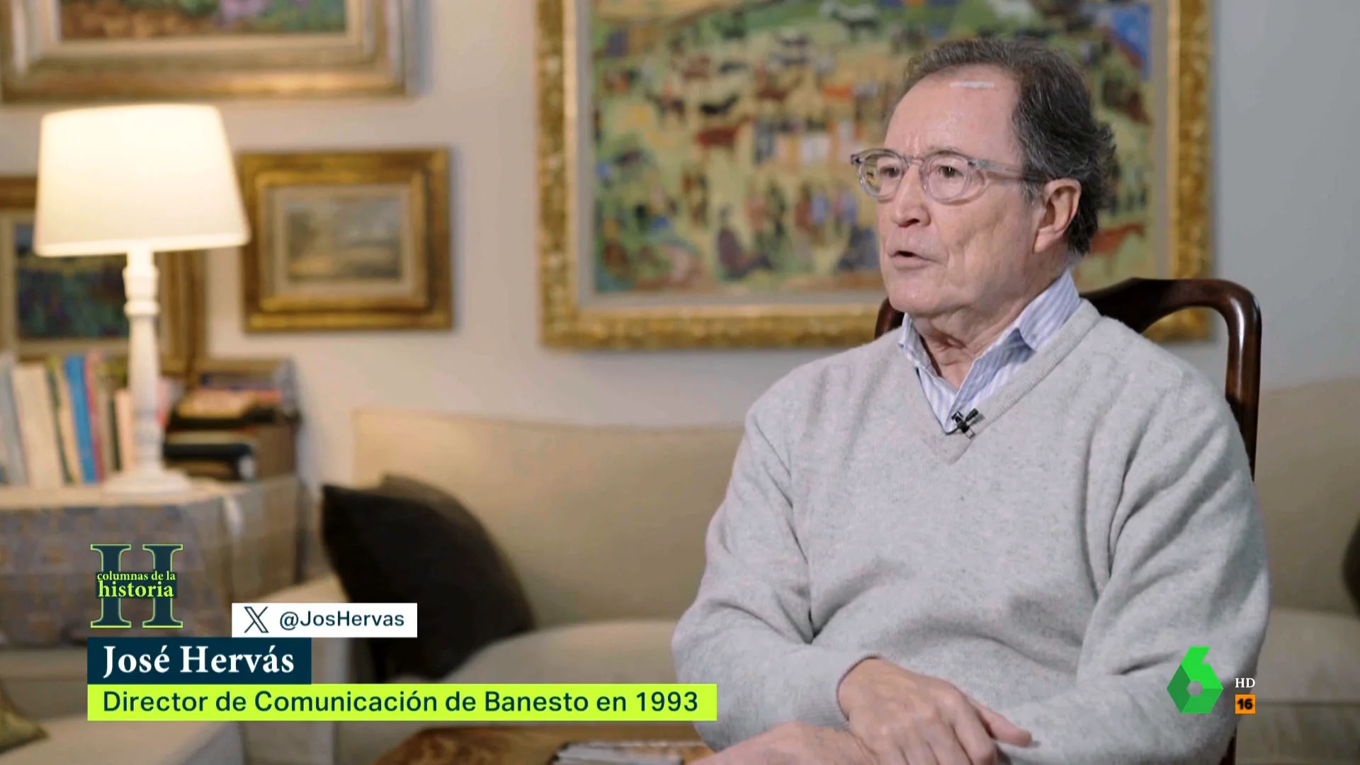 "El banco encargaba un sondeo mensual y él casi siempre salía como el banquero más conocido", afirma Pepe Hervás, director de Comunicación de Banesto en la época de Mario Conde, que en este vídeo muestra a laSexta Columna los papeles.