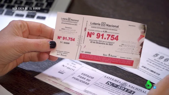 Imagen de archivo de una participación de lotería Imagen de archivo de una participación de lotería