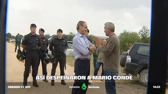 "¡Ladrón tu padre!": así se enfrentó Mario Conde a jornaleros del SAT para defender su finca (pagada con dinero de Banesto) "¡Ladrón tu padre!": así se enfrentó Mario Conde a jornaleros del SAT para defender su finca (pagada con dinero de Banesto)