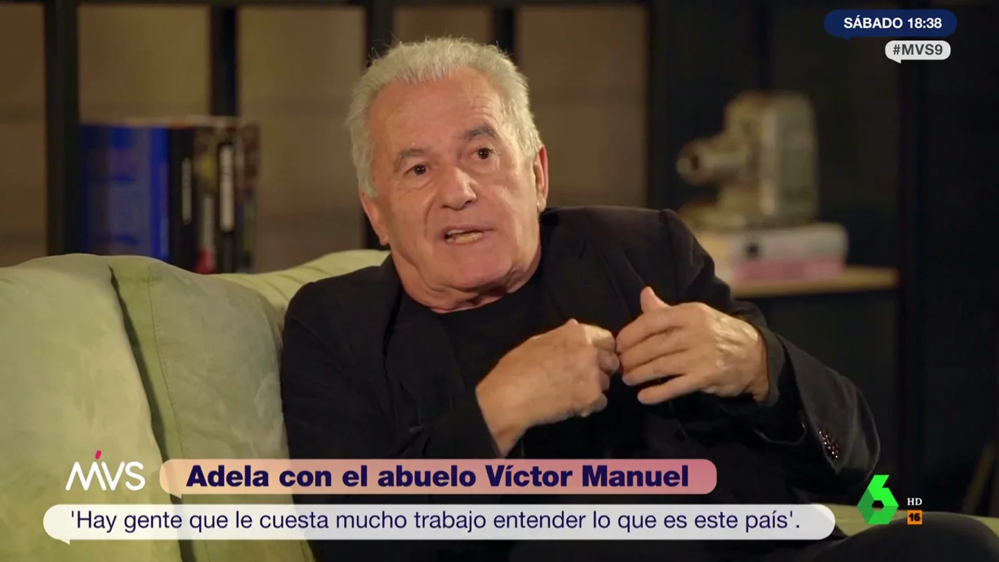 Víctor Manuel: No quiero echar al mar y que se ahogue la gente con la que no estoy de acuerdo; quiero entender Víctor Manuel: "No quiero echar al mar y que se ahogue la gente con la que no estoy de acuerdo; quiero entender