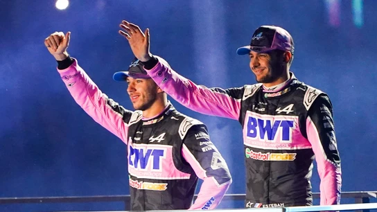 Pierre Gasly y Esteban Ocon Pierre Gasly y Esteban Ocon