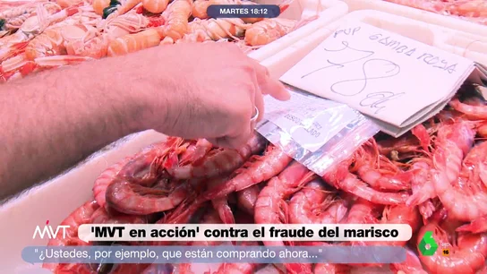 'Más Vale Tarde' descubre un puesto que vende marisco descongelado haciéndolo pasar por fresco 'Más Vale Tarde' descubre un puesto que vende marisco descongelado haciéndolo pasar por fresco