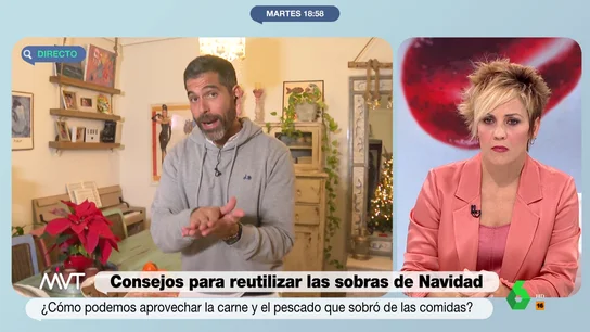 Pablo Ojeda explica el mejor método para recalentar las sobras de Navidad Pasada las primeras cenas y comidas de Navidad, ¿qué se puede hacer con las sobras que han quedado? En este vídeo de Más Vale Tarde, Pablo Ojeda explica cómo guardar el pescado y el marisco y la mejor forma para recalentar los platos cocinados.