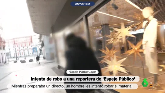 Imagen del hombre que intentó robar a una reportera de 'Espejo Público' Imagen del hombre que intentó robar a una reportera de 'Espejo Público