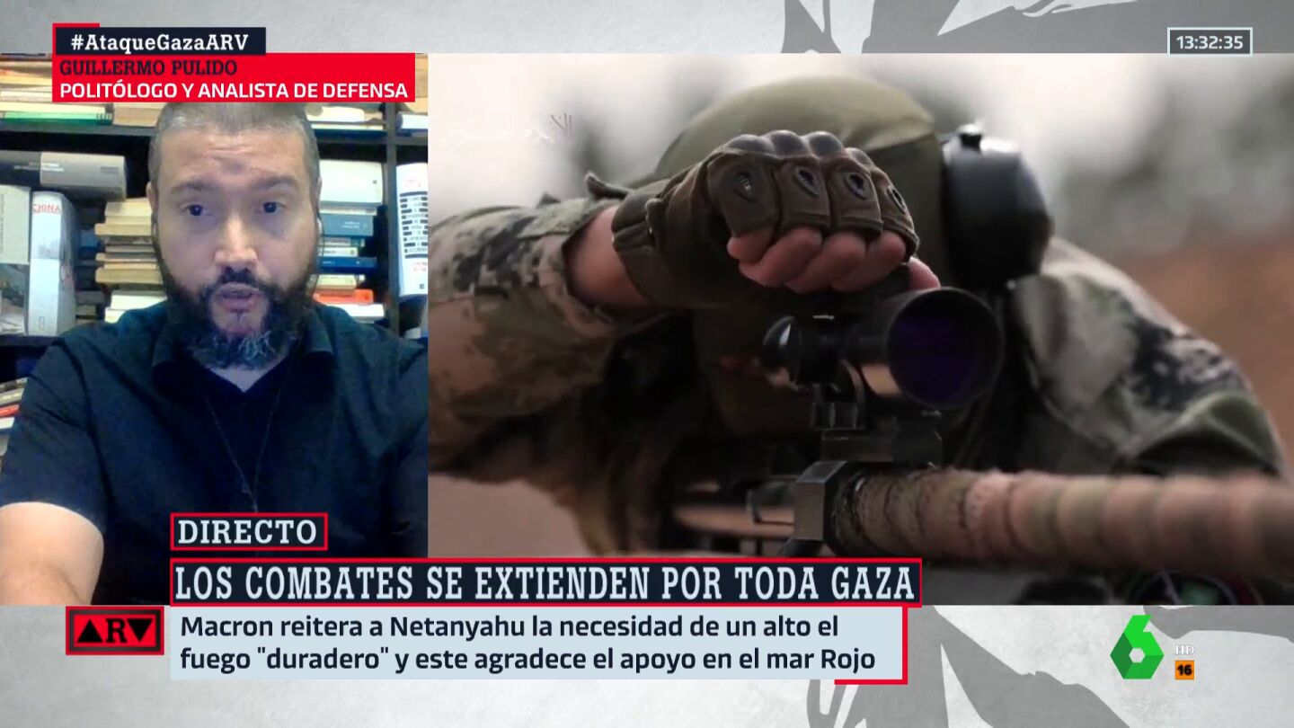 Guillermo Pulido analiza el armamento de Ham&aacute;s: "No hay una escalada cualitativa"