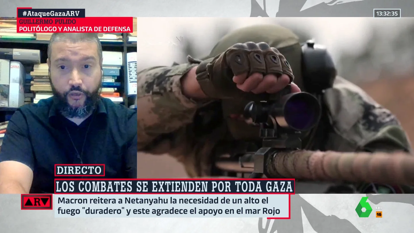 Guillermo Pulido analiza el armamento de Hamás: "No hay una escalada cualitativa" Guillermo Pulido analiza el armamento de Hamás: "No hay una escalada cualitativa"