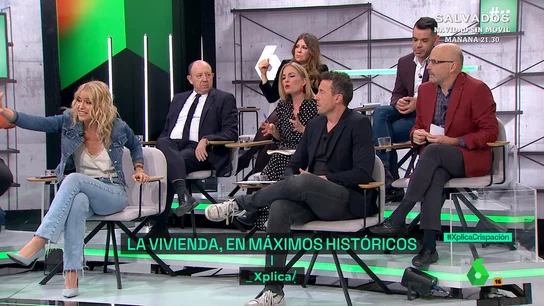Afra Blanco estalla cuando Díaz-Giménez se pregunta si cómo le va la vida a uno es más responsabilidad propia o de los especuladores Afra Blanco estalla cuando Díaz-Giménez se pregunta si cómo le va la vida a uno es más responsabilidad propia o de los especuladores