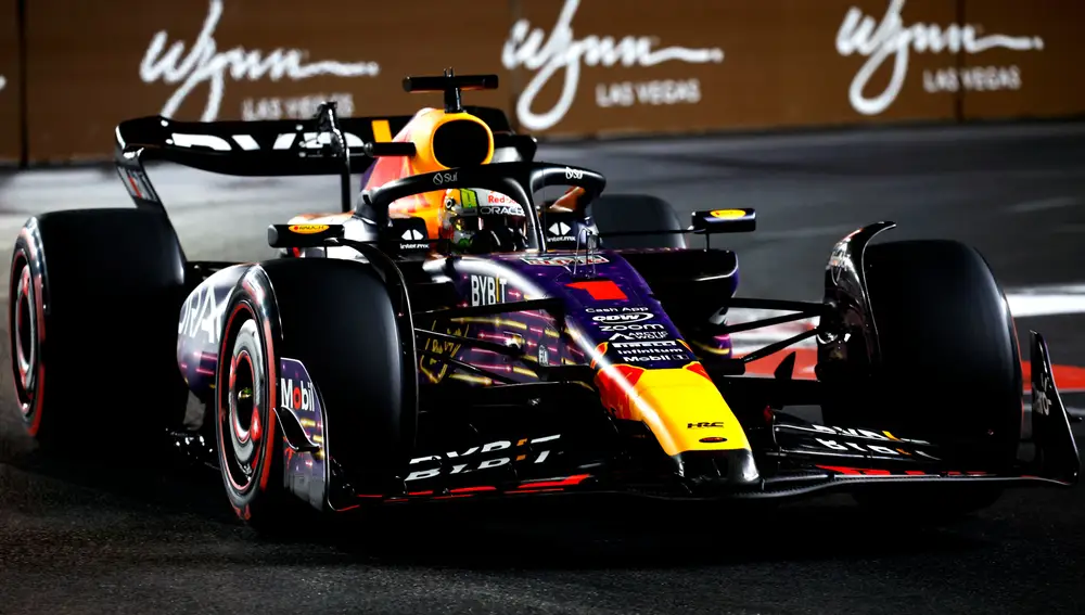 Max Verstappen en el GP de Las Vegas 2023