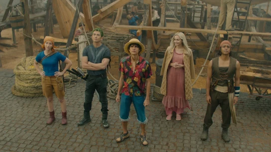 Los protagonistas de 'One piece' Emily Rudd, Mackenyu Arata, Iñaki Godoy, Celeste Loots y Jacob Romero Gibson. Los protagonistas de 'One piece' Emily Rudd, Mackenyu Arata, Iñaki Godoy, Celeste Loots y Jacob Romero Gibson.