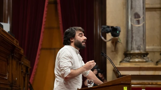 El portavoz de Podem Catalunya, Lucas Ferro. El portavoz de Podem Catalunya, Lucas Ferro.