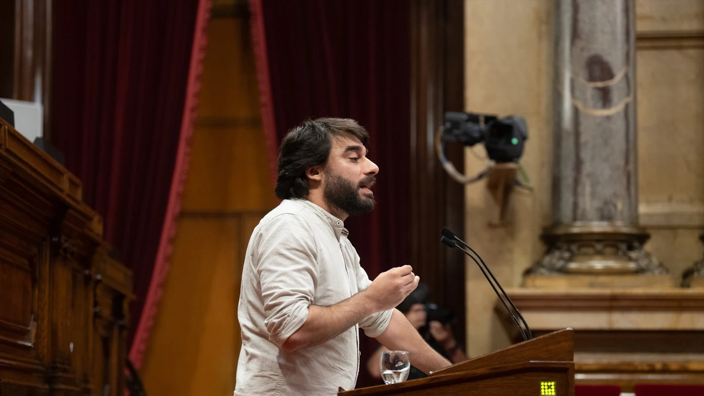 El portavoz de Podem Catalunya, Lucas Ferro. El portavoz de Podem Catalunya, Lucas Ferro.