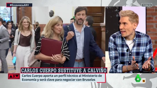 Juanma Romero analiza el perfil técnico del nuevo ministro de Economía: "Va a tener disputas con Yolanda Díaz" Juanma Romero analiza el perfil técnico del nuevo ministro de Economía: "Va a tener disputas con Yolanda Díaz"